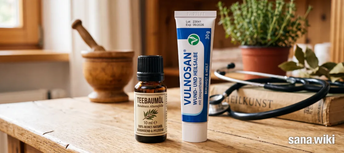 Was das ätherische Öl aus Australien bei Nagelpilz bewirken kann, wo die Grenzen der Evidenz liegen und warum es in der integrativen Therapie eine Rolle spielt, aber keinen Ersatz für bewährte Behandlungen darstellt.