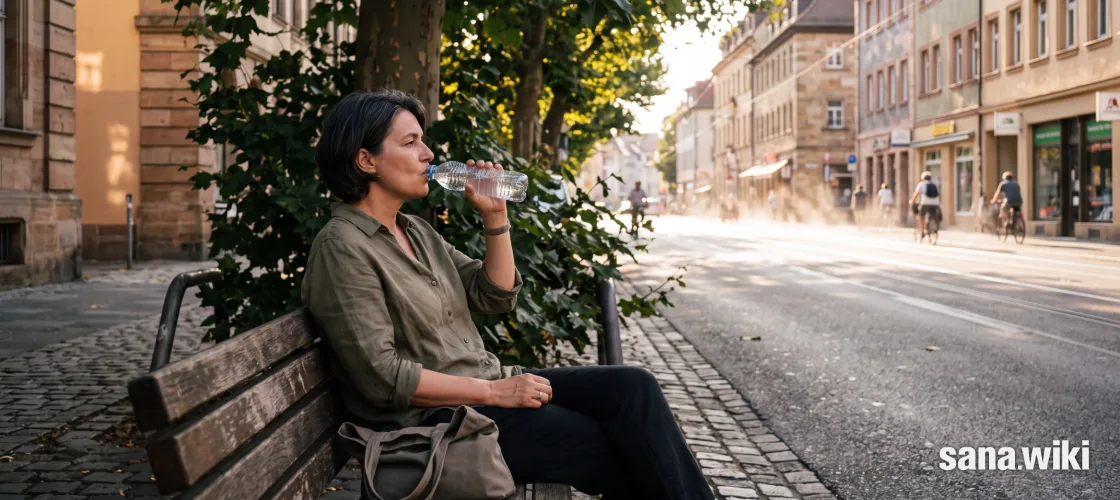 Wenn das Thermometer über Tage nicht unter 30 Grad fällt, meldet sich bei vielen Menschen zuerst der Kreislauf: Schwindel beim Aufstehen, bleierne Müdigkeit, ein Pulsschlag, der auch im Liegen nicht zur Ruhe kommt. Hinter diesen Beschwerden steht keine Befindlichkeit, sondern messbare Physiologie – der Körper opfert Blutdruckstabilität, um Wärme loszuwerden. Dieser Beitrag ordnet ein, was dabei geschieht, wie belastbar die Evidenz ist und wo aus Erschöpfung ein Notfall wird.