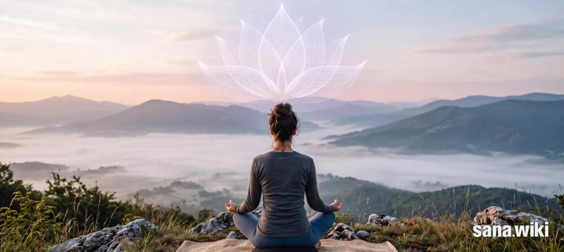 Das Kronenchakra steht in yogischen und tantrischen Deutungen für die weiteste Perspektive des Bewusstseins: für Verbundenheit, Hingabe und die Frage, was das einzelne Leben übersteigt. Als spirituelles Modell kann es einen Erfahrungsraum öffnen, in dem Herz und Hirn, Empfinden und Erkennen, nicht gegeneinander arbeiten müssen – ohne dass daraus eine anatomische oder medizinische Tatsache wird.